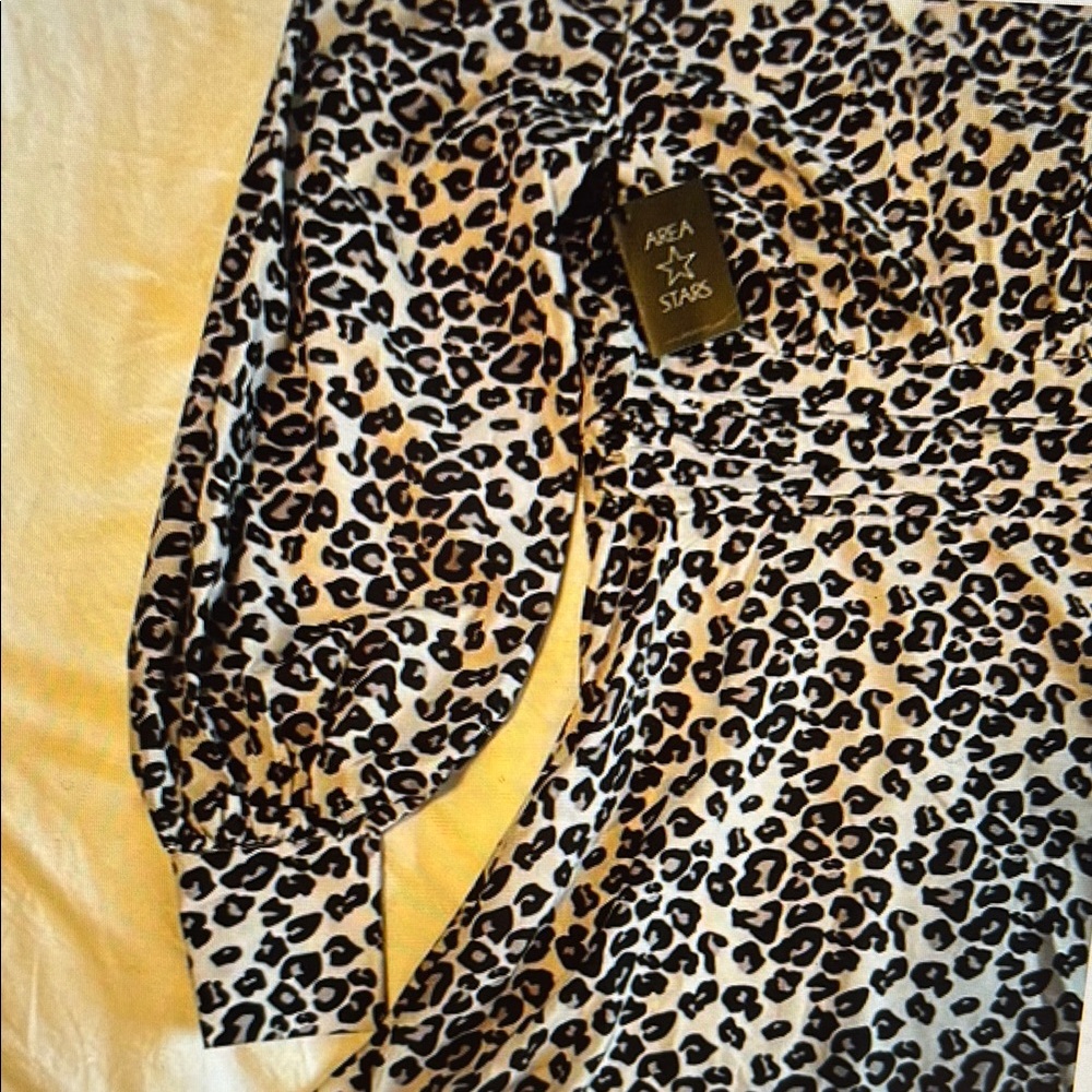 Area Stars Leopard Print Mini Dress size M - Picture 8 of 9